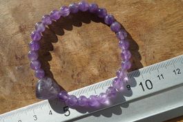 Amethyst    mit Herz  Armband    –Lot Adlun-