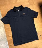 Dunkelblaues Aeronautica Militare Polo-Shirt, Grösse 3XL