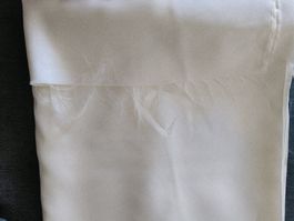 Satin Lining Fabric 100% Acetate White 140cm Wide 5M lange 