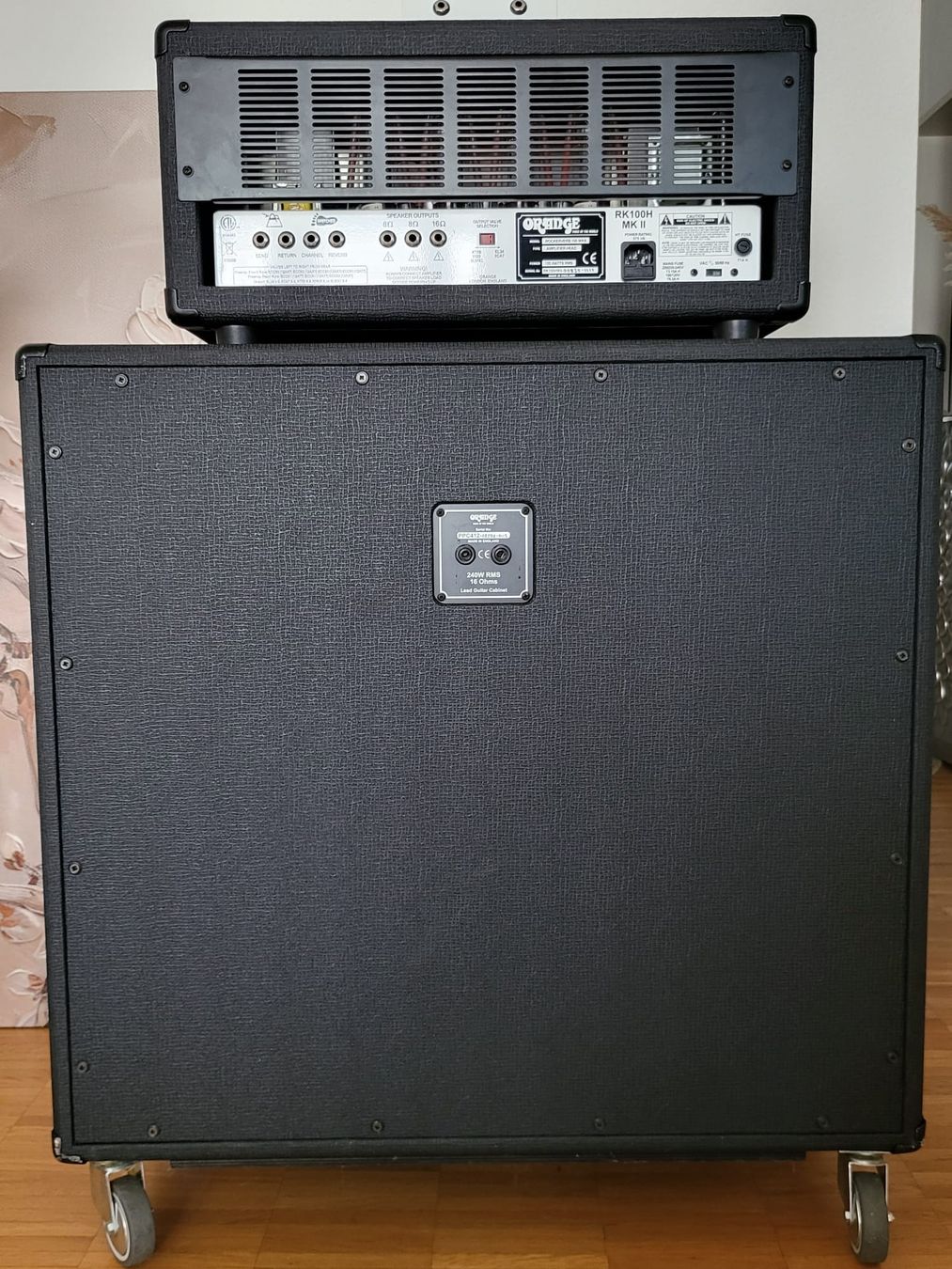 Amplificatori: Orange Rockerverb 100 MK2 Head inkl. 4x12 Cabinet – Usato da Spreitenbach venduto da sgraffito 9