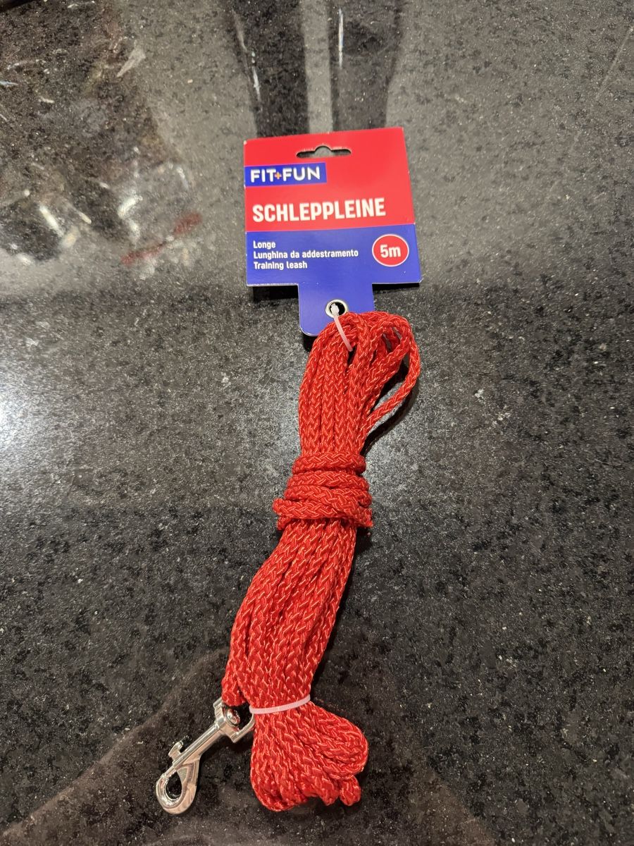Leine & Halsband: Schleppleine 5m – neu – Neu und originalverpackt aus Dottikon von Angii.Smile