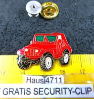 JEEP 4x4 OFF-ROAD AUTO PIN MIT SECURITY-CLIP