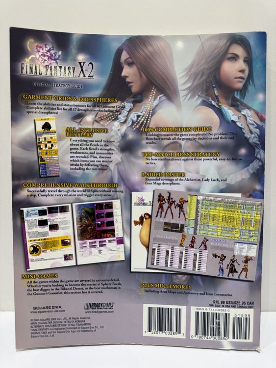 Final Fantasy X-2 Official Strategy Guide – BradyGames 2003 (Gebraucht ...