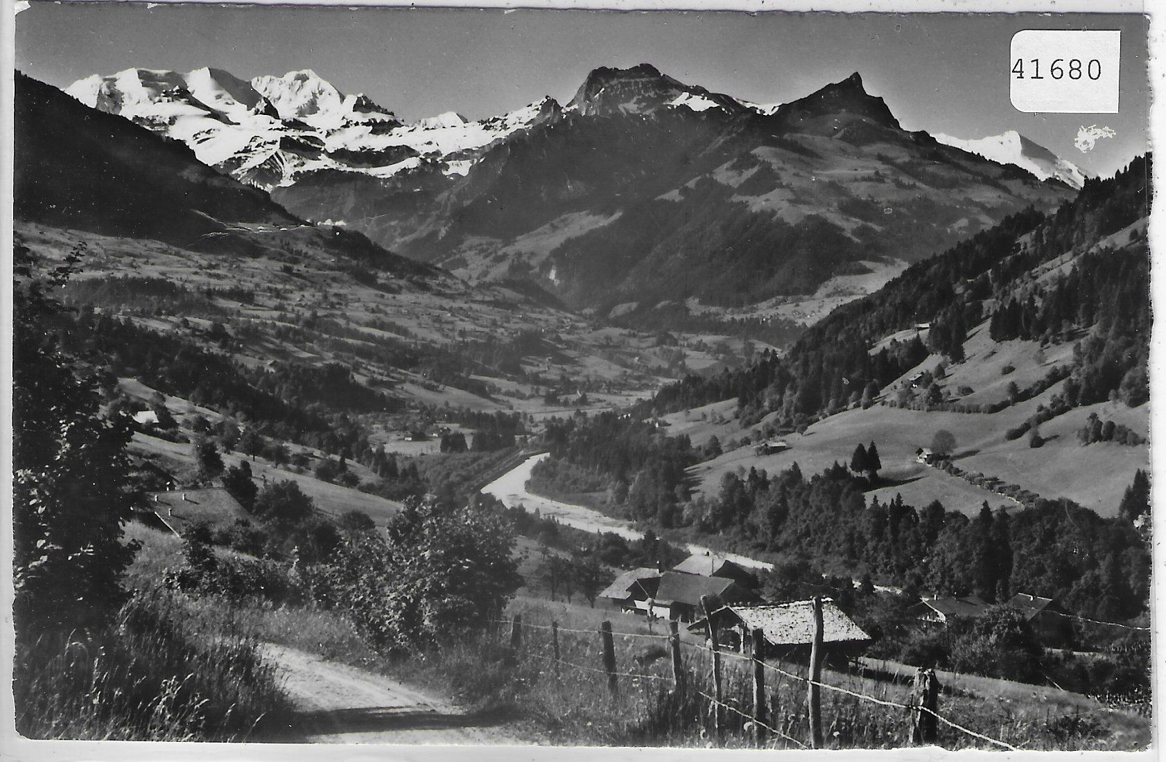 Cartoline postali: Aeschi - Ausblick nach dem Kandertal – Usato da Ettingen venduto da Kartenplanet