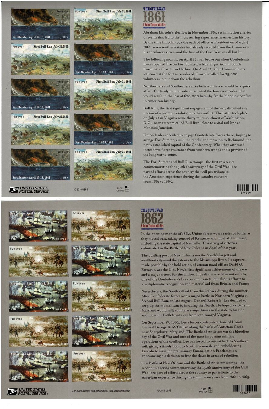 Tutti i francobolli: 1861-1862 Civil War 2 KB selbstklebend – Nuovo (secondo la descrizione) da Lausanne venduto da Whorvath