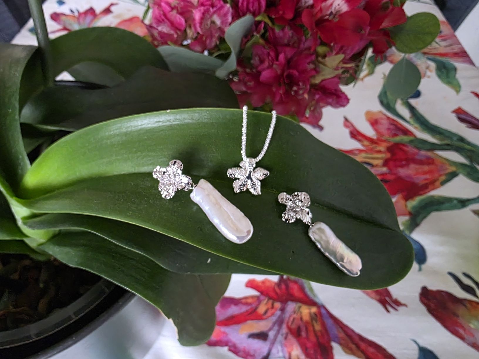 Altri gioielli: Barockperlen Schmuckset in Silber: Einzigartig & modern! – Nuovo e nell'imballaggio originale da Romoos venduto da Jewelrylover 4