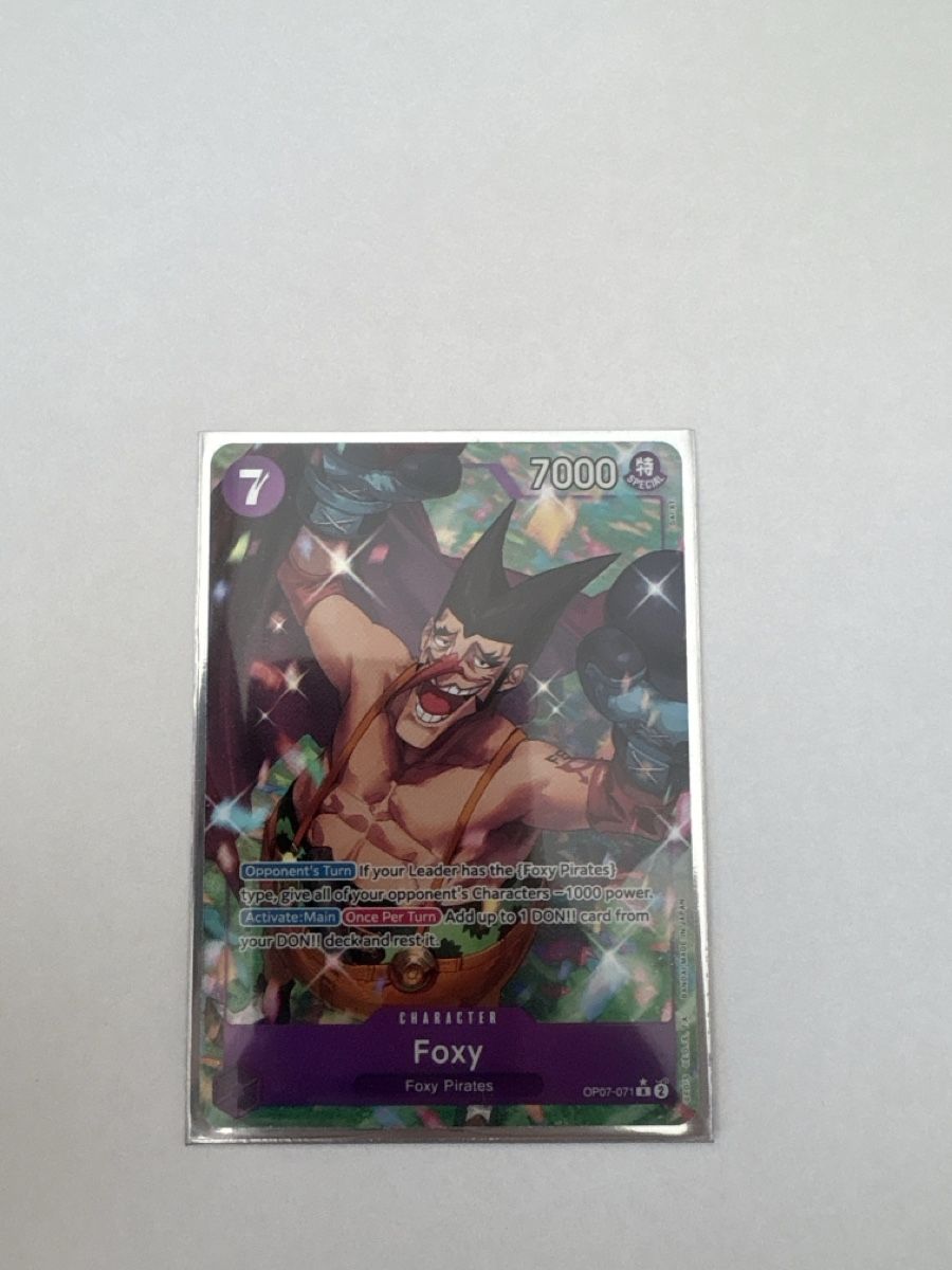 Bandai Carte collezionabili: One Piece TCG - OP07-071 Foxy EN – Nuovo (secondo la descrizione) da Birsfelden venduto da alex4127