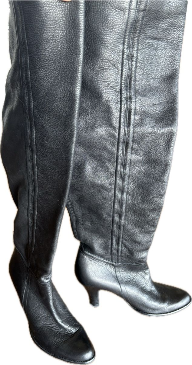 Scarpe da donna: Cuissardes cuir noir Bernies 40 – Nuovo (secondo la descrizione) da Dotzigen venduto da SecondHandGems 6