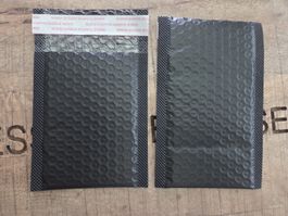 Luftpolsterumschläge schwarz neu 10x14cm 6 Stück