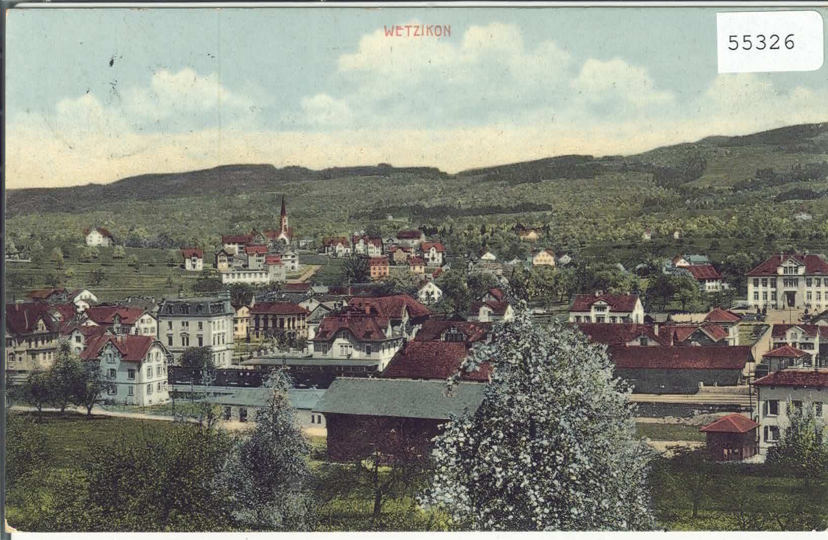 Cartoline postali: Wetzikon - Bahnhof – Usato da Ettingen venduto da Kartenplanet