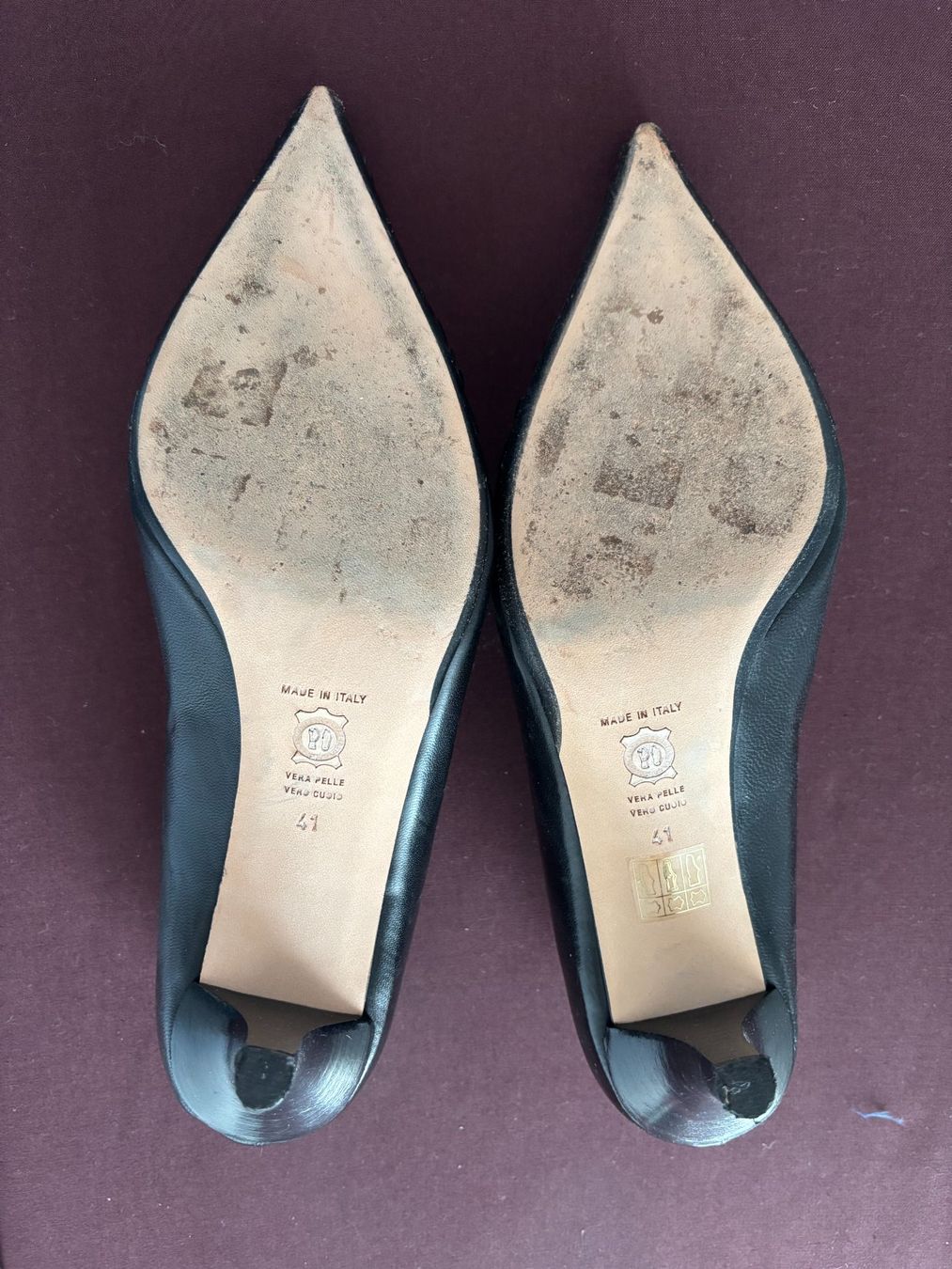 Scarpe da donna: Damen Pumps, schwarz, Leder, Gr. 41, elegant – Usato da Langnau am Albis venduto da cre_tr6k 2