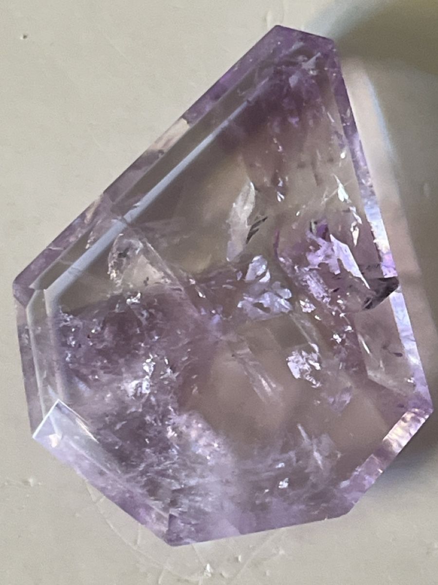 Edelsteine: Einzigartiger Amethyst Edelstein- Handschmeichler. – Gebraucht aus Uster von Arrayo 6