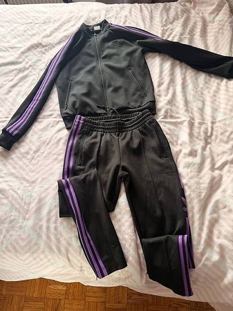 Ensemble adidas noir violet 