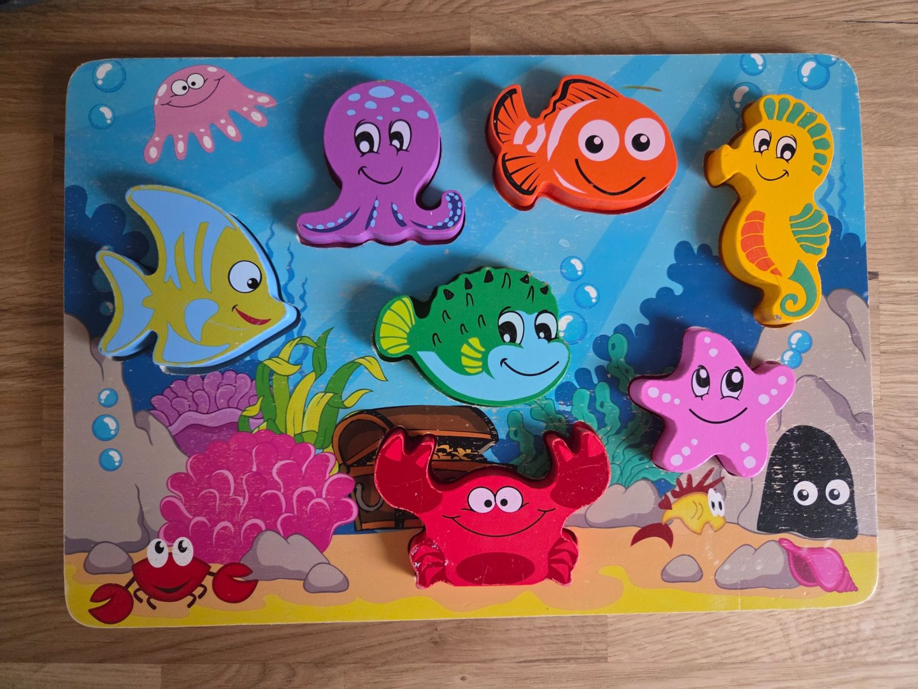 Puzzle: Holzpuzzle "Unterwasserwelt" – Usato da Hedingen venduto da MoonCardCollect