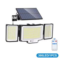 366 LED  extérieure à énergie solaire capteur de mouvement