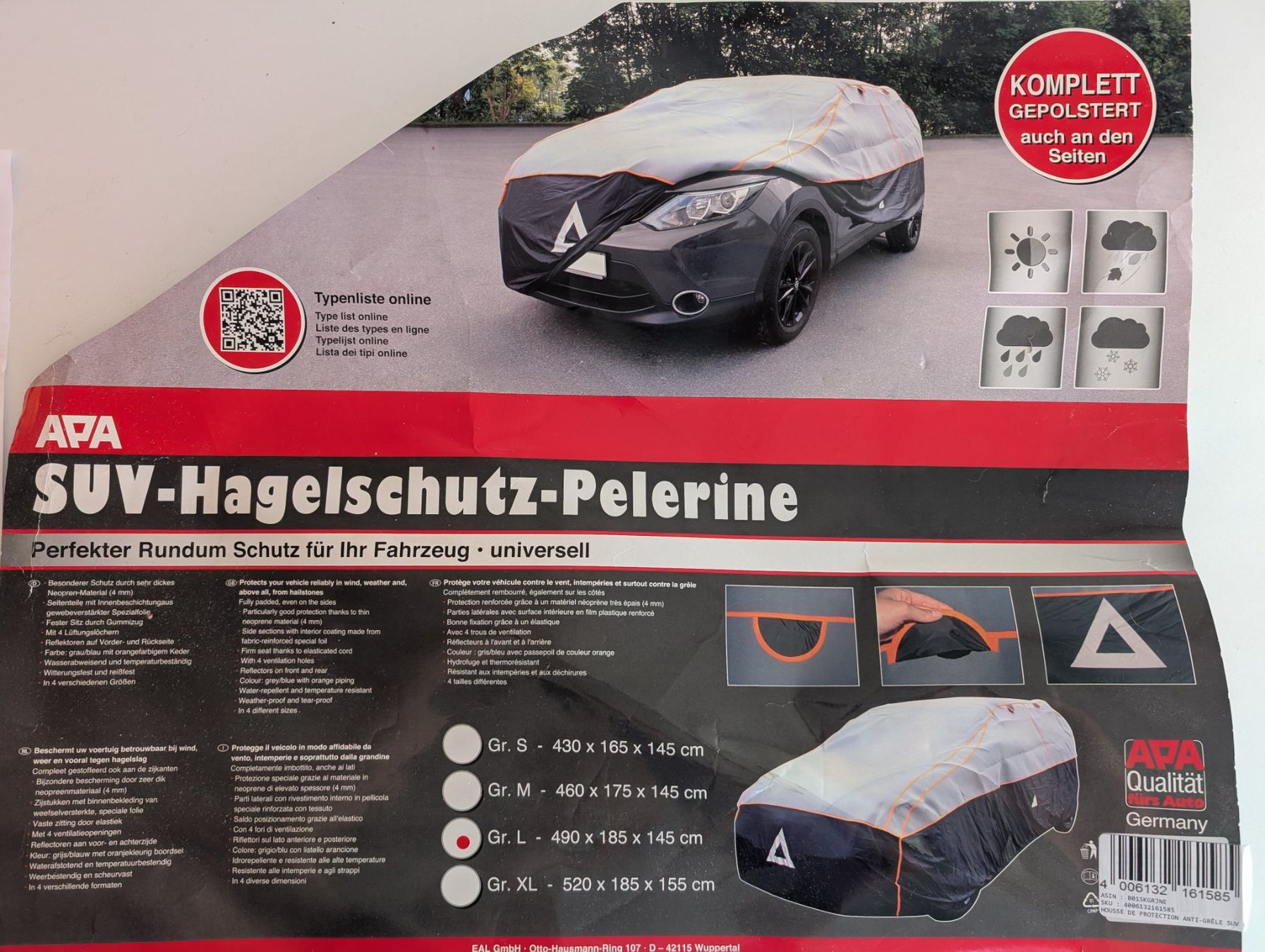 Coperture: SUV Hagelschütz Pelerine – Usato da Egg b. Zürich venduto da ana_5xpl
