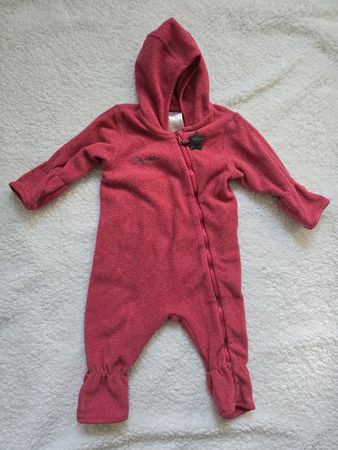 Sterntaler Fleece Overall 62 – Pink Beere Fleece Kapuze
