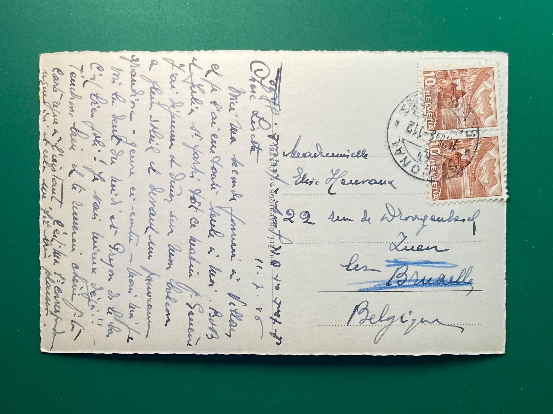 Ansichtskarten: Villars et les Muverans – Gebraucht aus Steg VS von _vinci_ 1