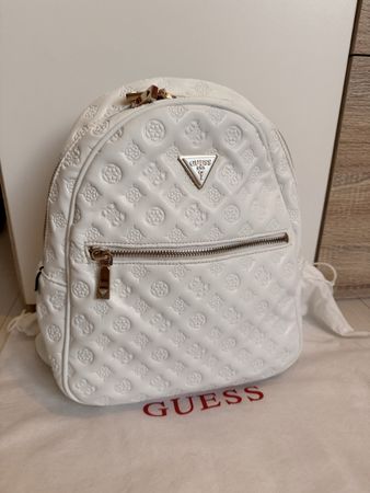 Guess Rucksack in Weiss, kaum benutzt