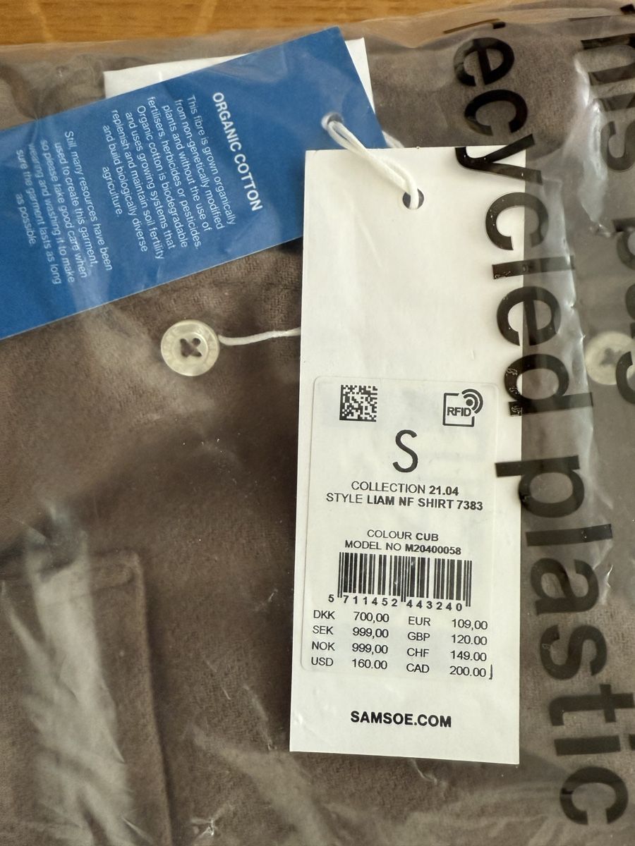 Samsøe Samsøe Hemden: Samsoe Liam Shirt Hemd -  NEU mit Etikett – Neu und originalverpackt aus Rheinfelden von seline.n 1