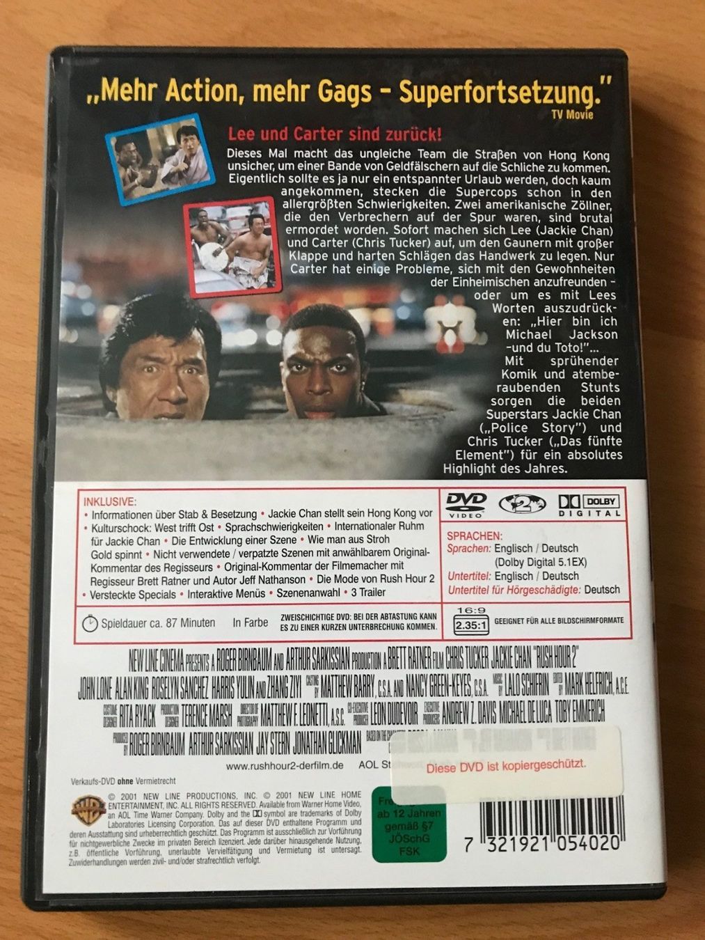 Alle DVDs: Rush Hour – Gebraucht aus Hägendorf von Octagon81 3