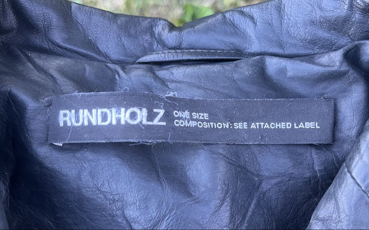 Rundholz Giacche: Rundholz Lederjacke onesize schwarz  – Usato da Heerbrugg venduto da sputnik09 5