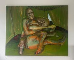 Hans Witschi, Öl auf Leinwand