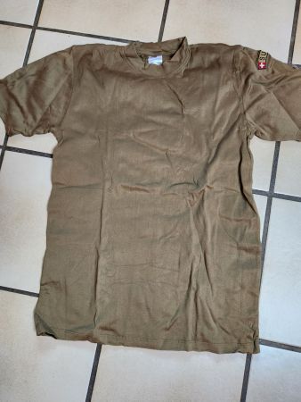 Schweizer Armee T-Shirt, 48M olivgrün  neu