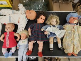 Konvolut Puppen 6 Stk. Vintage 