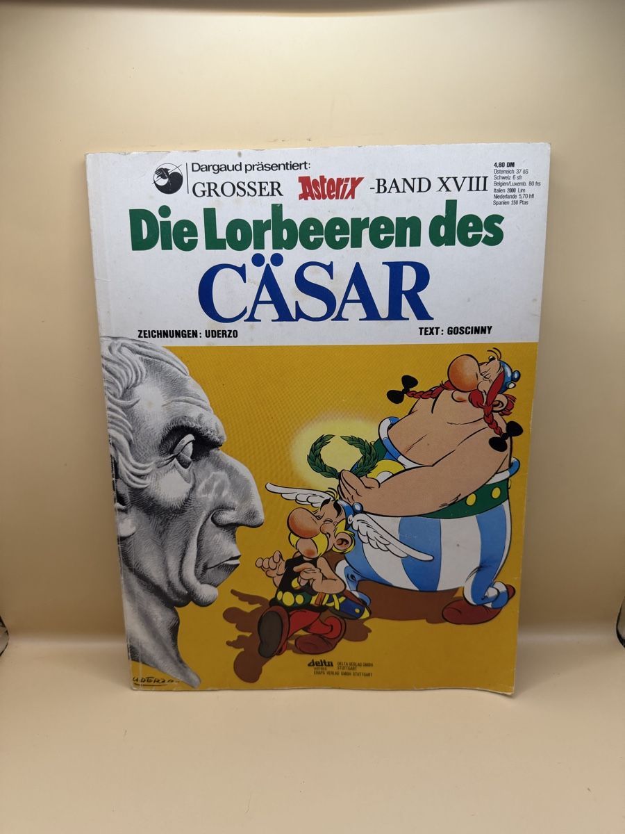 Fumetti: Asterix Band 18 Die Lorbeeren des Cäsar Comic – Usato da Genève venduto da sho_67qj