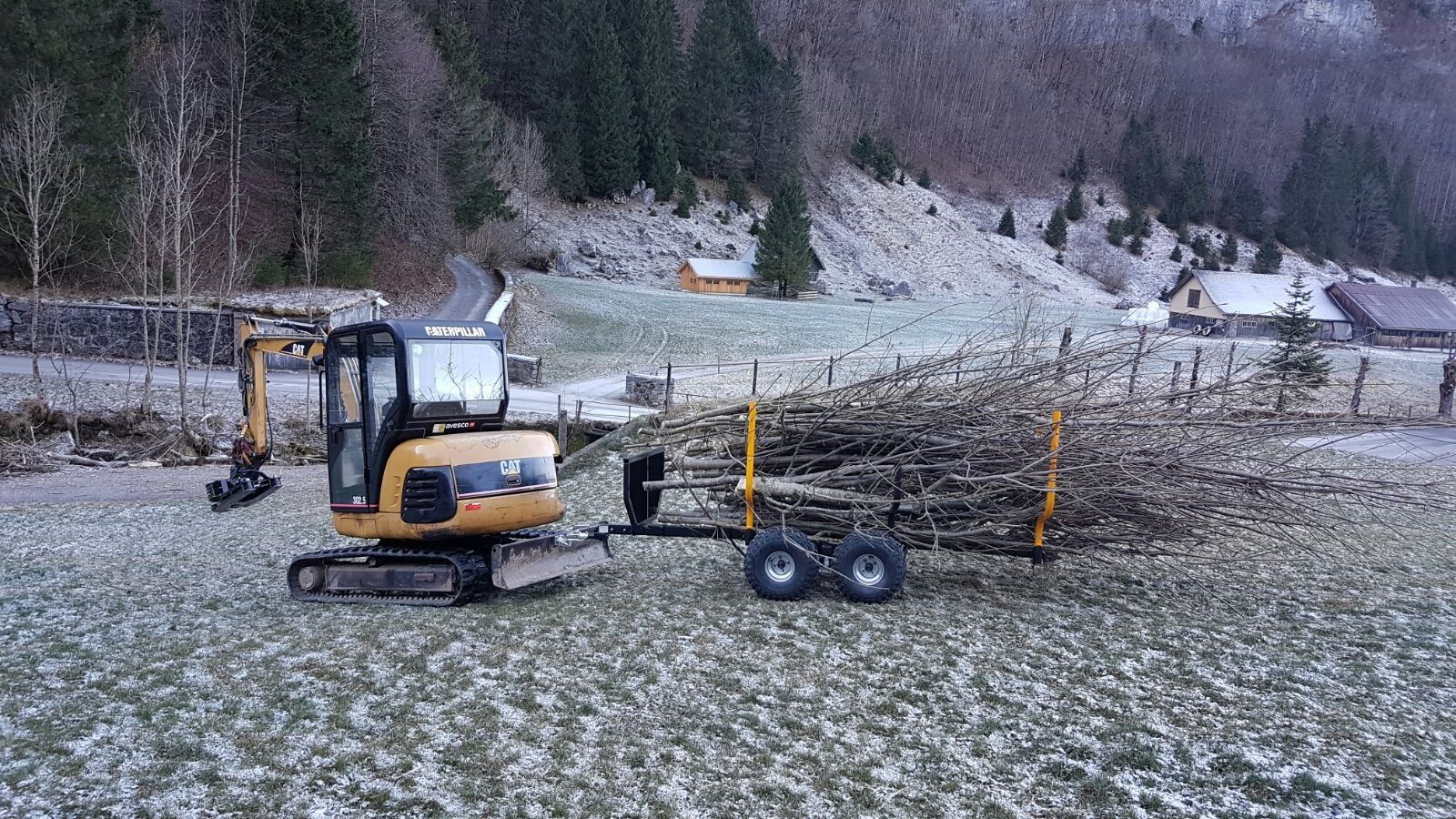 Rimorchi: ATV Forstanhänger, Baggeranhänger – Nuovo (secondo la descrizione) da Haslen AI venduto da Wildtech 4