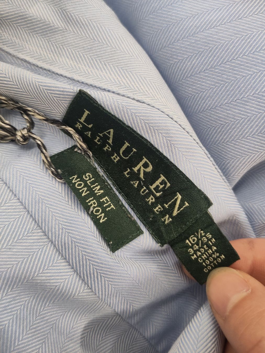 Ralph Lauren Chemises: Lauren Ralph Lauren Hemd hellblau  – D'occasion à Pratteln par Cartonsducoeur_bl 7