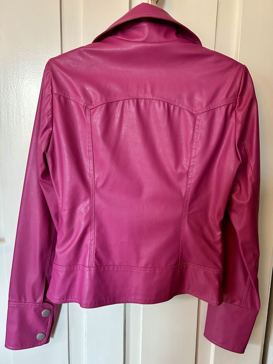 Vero Moda Giacche: Pink Vero Moda Faux Leather Jacket M – Nuovo (secondo la descrizione) da Zürich venduto da Mistral61 4