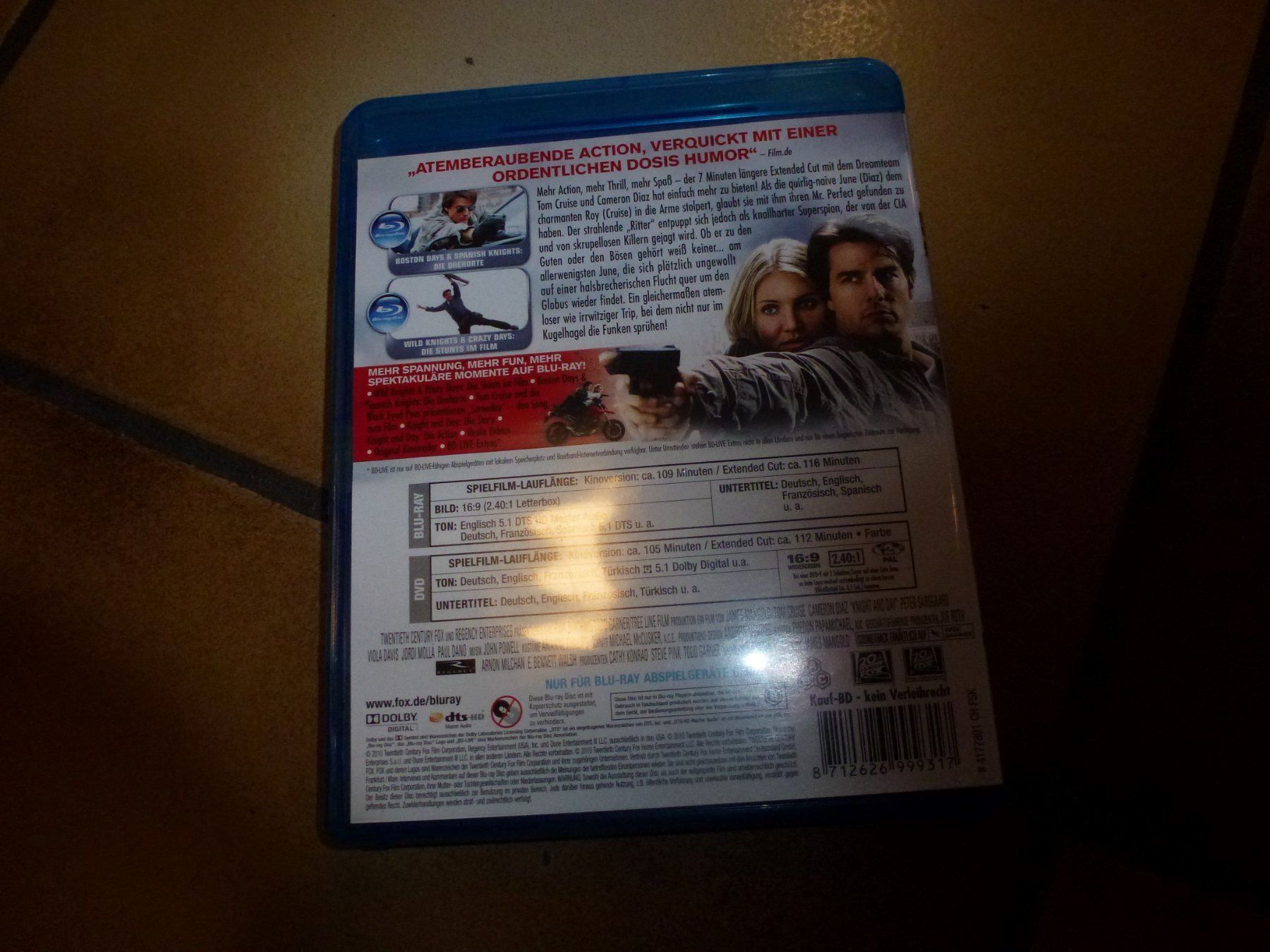 Tutti i DVDs: Knight and Day BLU-RAY – Usato da Olten venduto da Disc-Verkauf 2