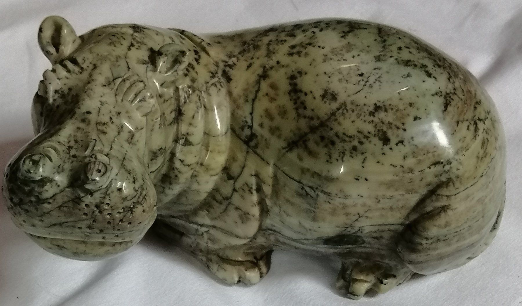 Sculture & Statue: Nilpferd sehr schönes  Nilpferd / Speckstein – Usato da Oberriet SG venduto da Atir47 3