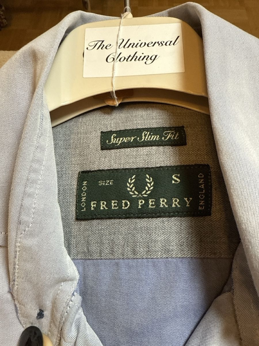 Fred Perry Hemden: Fred Perry man super slim fit shirt S – Gebraucht aus Lugano von TheUniversalClothing 3