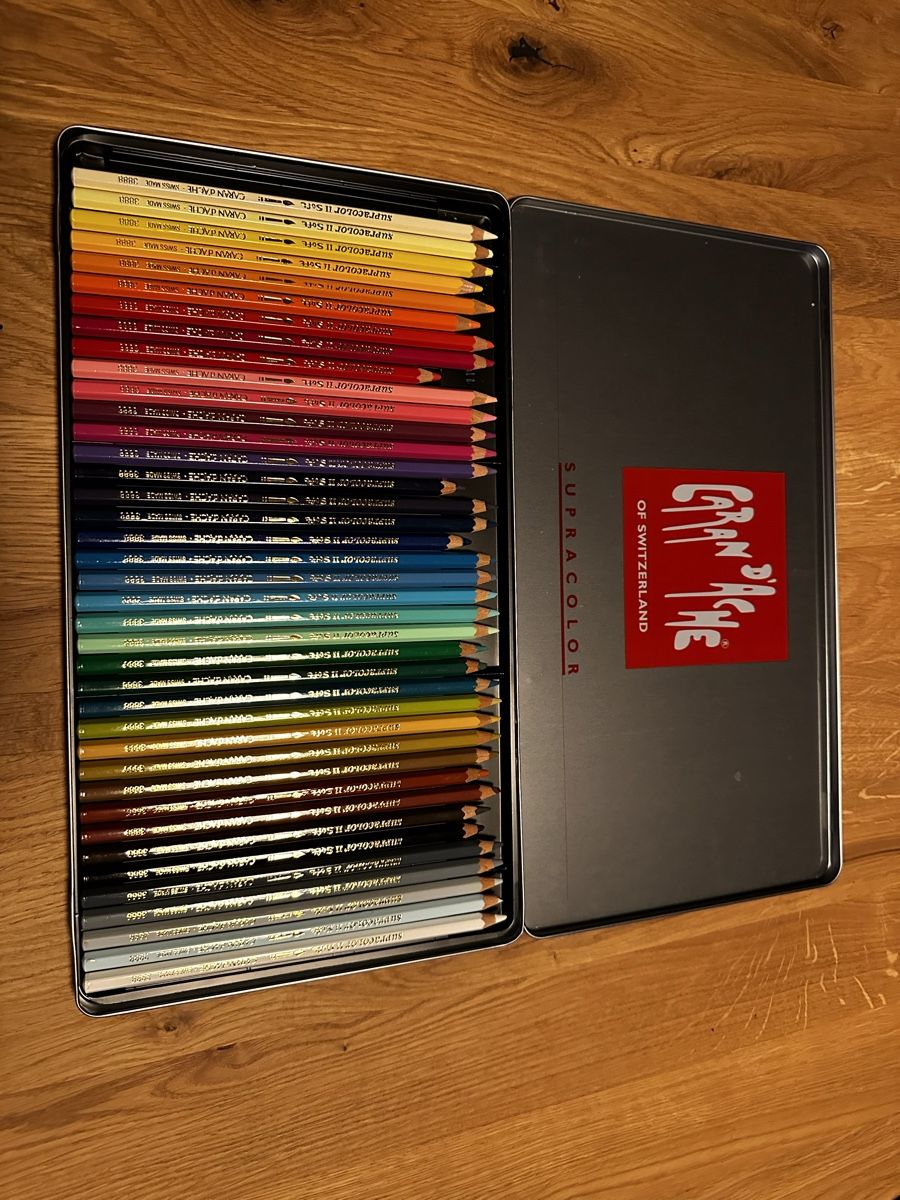 Caran D'Ache Stifte & Marker: Caran d‘ache farbstifte set – Gebraucht aus Frick von