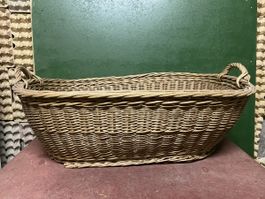 Grosser Wäschekorb Vintage Landhaus Shabby Chic 60x
