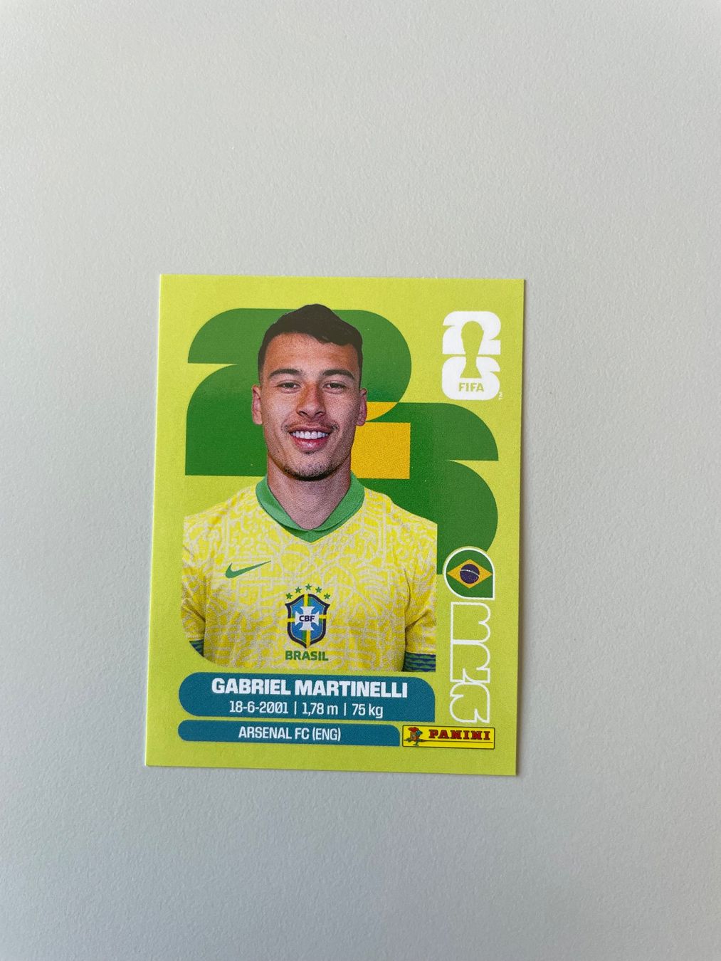 Panini Sammelbilder & Trading cards: Panini WC 2026 BRA18 Martinelli – Neu und originalverpackt aus Aesch ZH von lawas