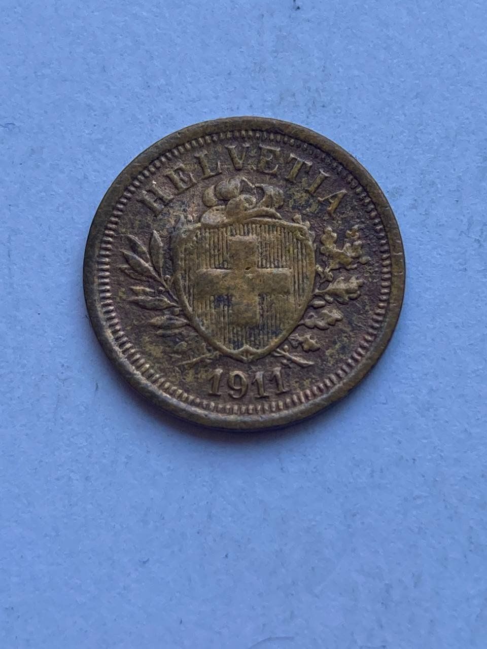 Alle Münzen: Schweiz 1 Rappen 1911 – Gebraucht aus Muralto von manueldisaba01