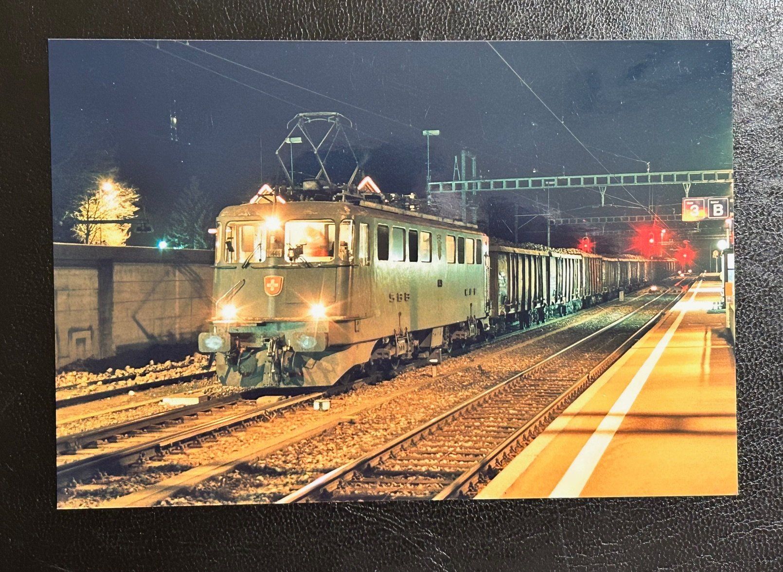Foto SBB Ae 6/6 11449 «Neuchâtel» in Hüntwangen – 17.11.2007 (Neu ...