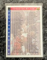 NBA Michael Jordan Upper Deck 93/94 Checklist Card