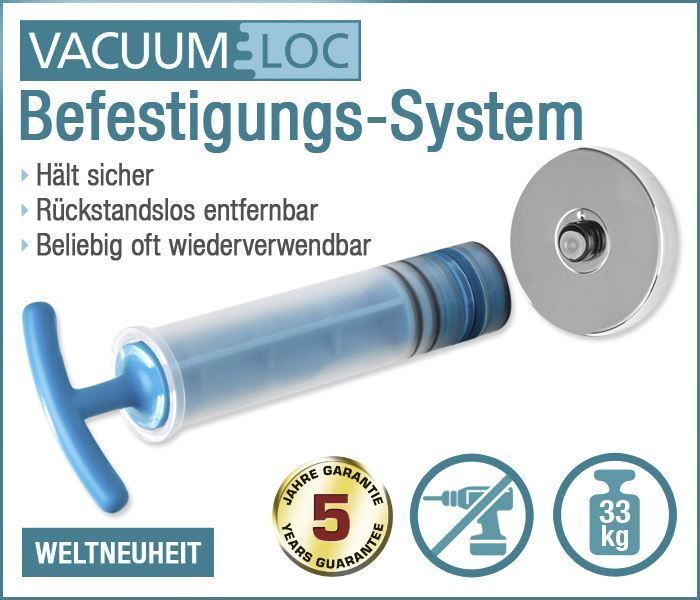 Scaffali: Vacuum Loc Wandregal mit 2 Ablagen – Nuovo (secondo la descrizione) da Koppigen venduto da Bracher_Mail-House 4