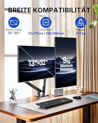 Support d'écran: Monitorhalterung 2 Monitore – Neuf avec emballage d'origine à Hundwil par Stallone5 2