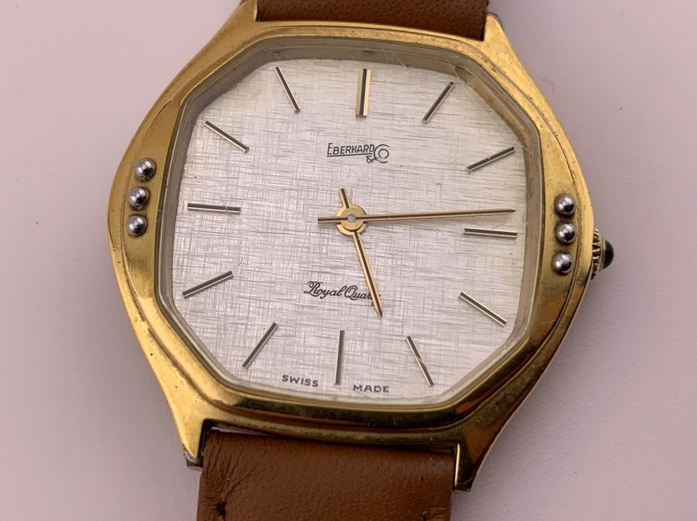Vintage EBERHARD montre homme Herrenuhr läuft (Gebraucht) in