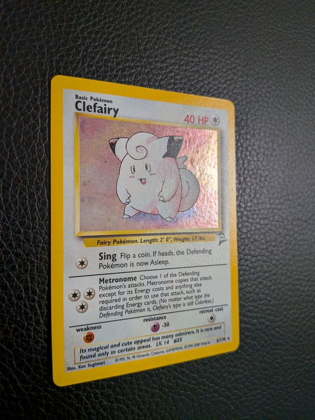 Pokémon Carte collezionabili: 2000 Base Set 2 Clefairy Holo 6/130 Ab 1 – Usato da Paradiso venduto da Pkmn10 1