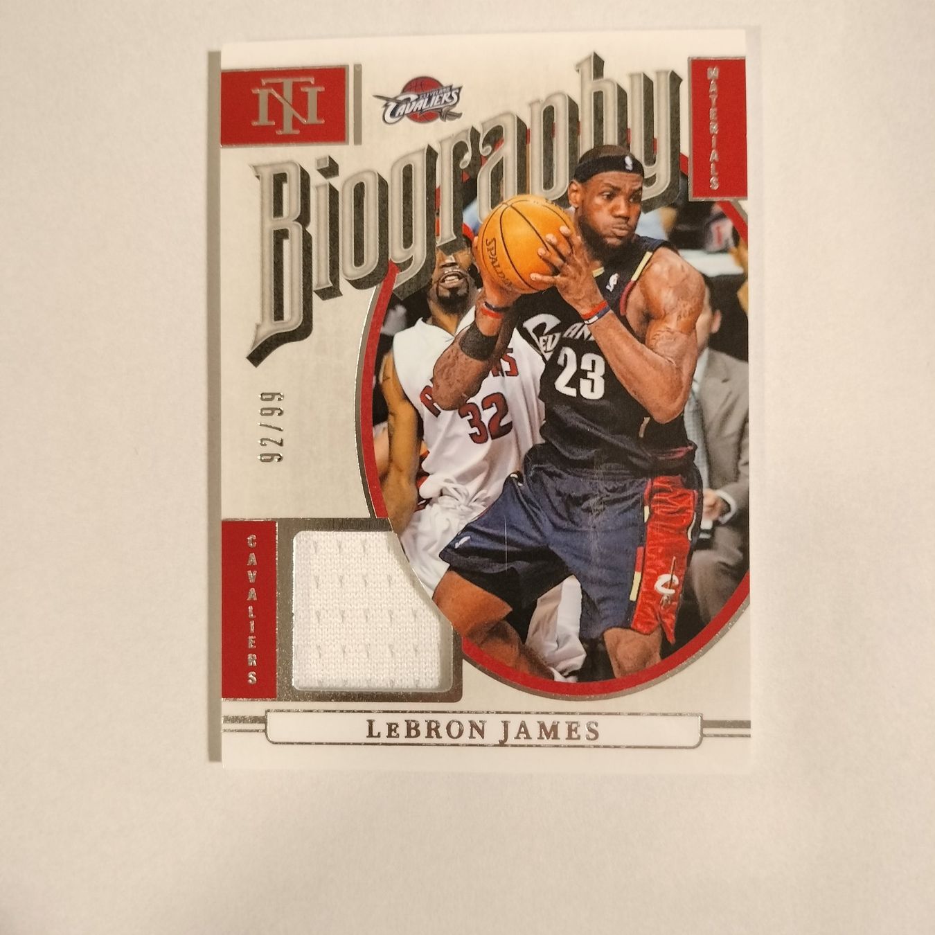 Panini Carte collezionabili: LeBron James Biography Materials /99 – Nuovo (secondo la descrizione) da Bern venduto da SportsMemos 2