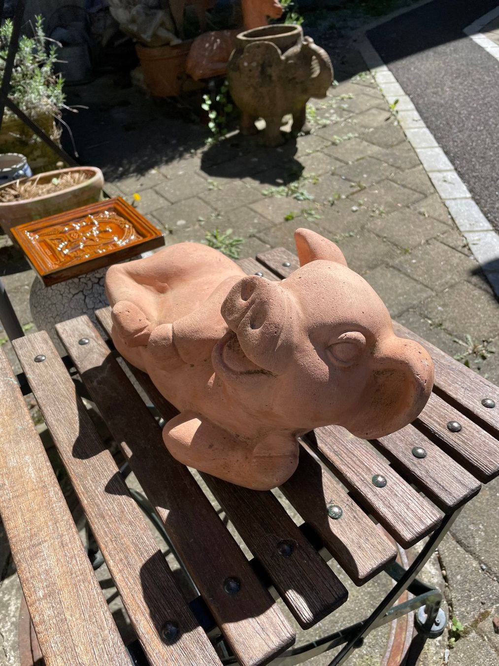 Skulpturen & Statuen: Schweinchen – Gebraucht aus Forch von ESELSTEIN 1