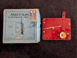 Meccano Federmotor mit Originaldeckel