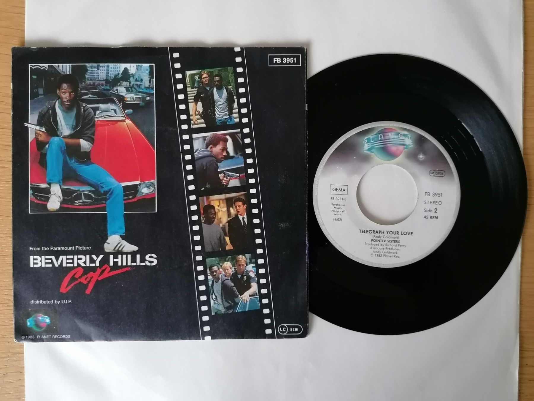 Dischi in vinile: Pointer Sisters - Beverly Hills Cop Single, – Usato da Beinwil am See venduto da Funkthesizer 1